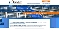 Desktop Screenshot of eurideastranslation.com